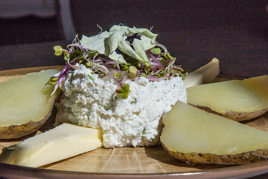 Patate con crema di formaggio